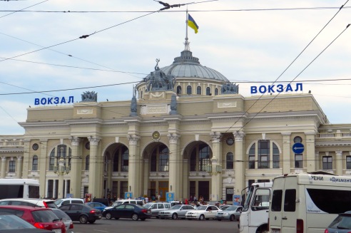 Bahnhofsgebäude Odessa.
