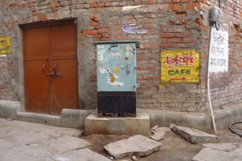 Gassen in der Altstadt von Varanasi.